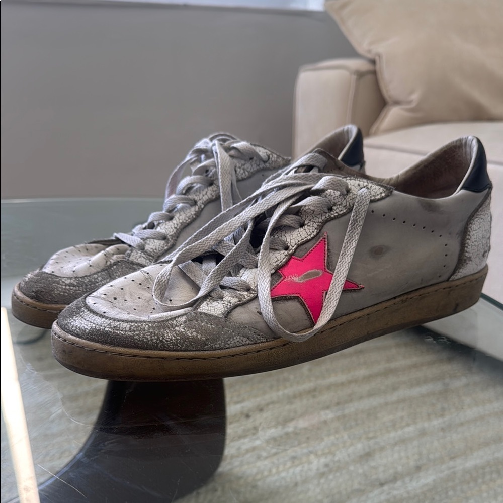 Golden Goose Women's Sneakers - Gray and Pink